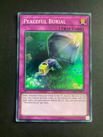 Yugioh Peaceful Burial CHIM-EN077 Super Rare Unlimited Edition LP