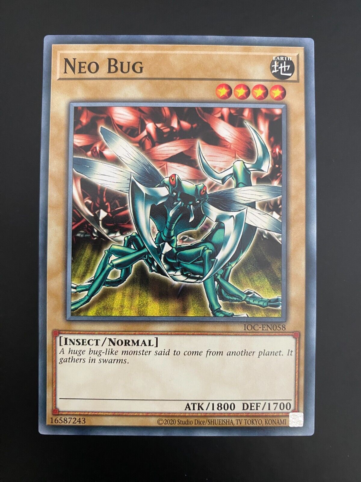 Yugioh Neo Bug IOC-EN058 Common Unlimited Edition NM/MINT