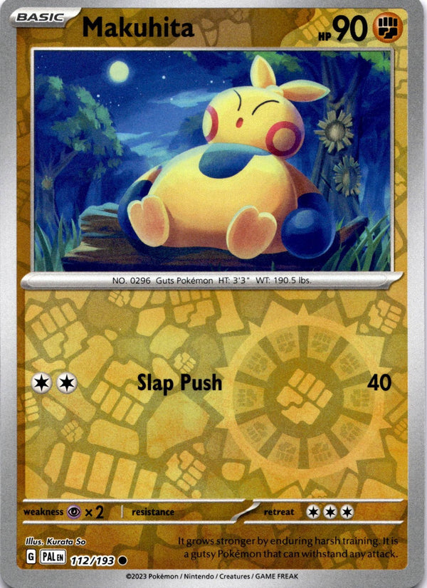 Pokemon Makuhita 112/193 Paldea Evolved Reverse Holo NM