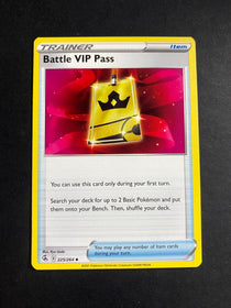 Pokemon Battle VIP Pass 225/264 Fusion Strike Non Holo NM