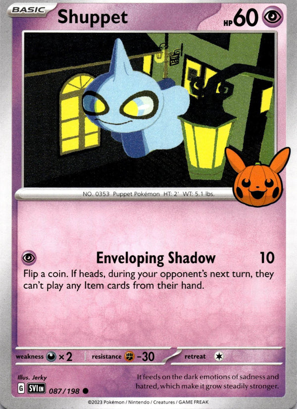 Pokemon Shuppet 087/198 Trick or Trade 2023 Non Holo NM