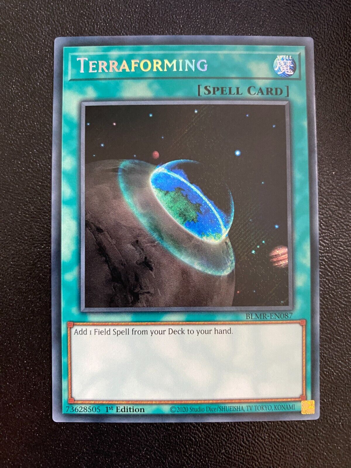 Yugioh Terraforming BLMR-EN087 Secret Rare 1st Edition LP