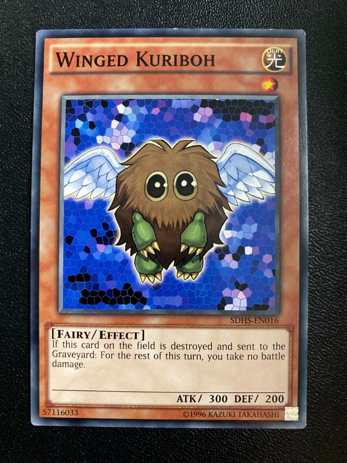 Yugioh Winged Kuriboh SDHS-EN016 Common Unlimited Edition LP/VLP