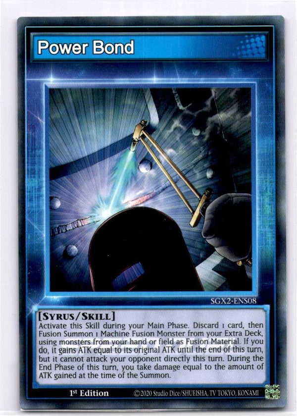 Yugioh Power Bond SGX2-ENS08 Common 1st Edition NM