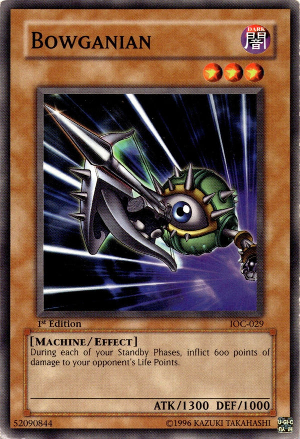Yugioh Bowganian IOC-029 Common 1st Edition MP