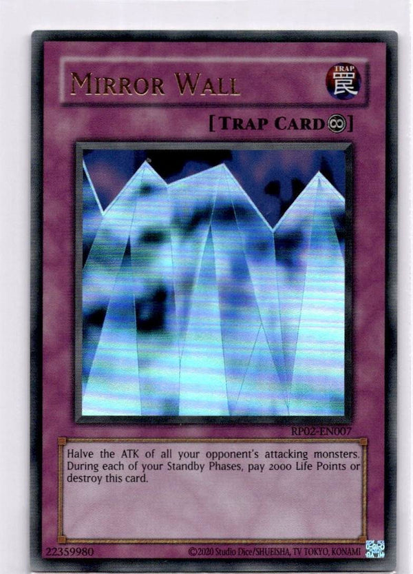 Yugioh Mirror Wall RP02-EN007 Ultra Rare Unlimited Edition NM