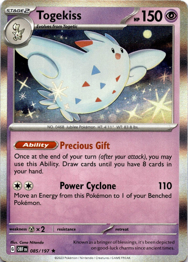 Pokemon Togekiss 085/197 Paldea Evolved Holo VLP/NM
