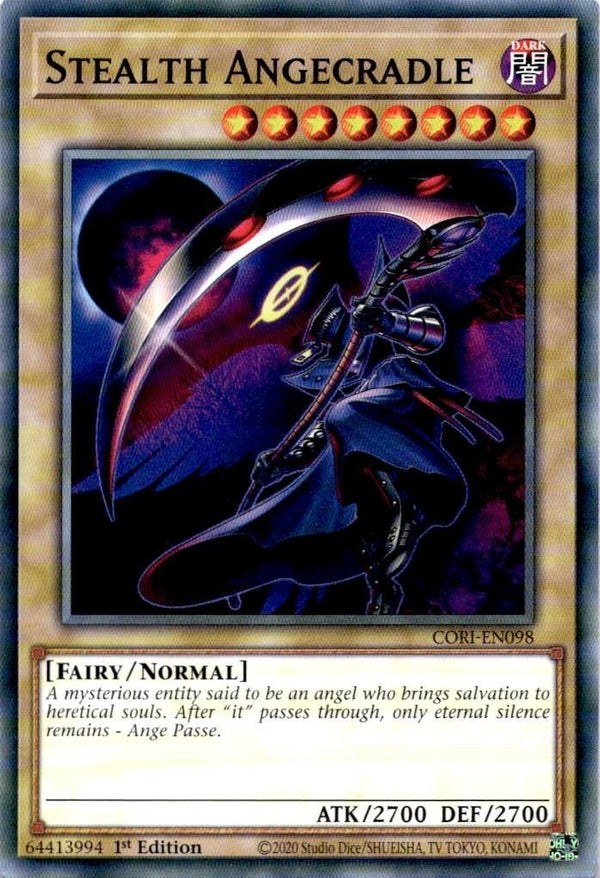 Yugioh Stealth Angecradle CORI-EN098 Common 1st Edition NM