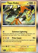 Pokemon Tapu Koko 065/191 Surging Sparks Holo NM