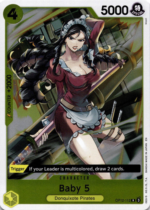 One Piece Baby 5 OP12-112 Legacy of the Master R NM