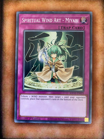 Yugioh Spiritual Wind Art - Miyabi SDCH-EN033 Common 1st Edition NM