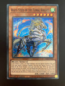 Yugioh White Steed of the Floral Knights LED8-EN022 1st Ed Super Rare NM/MINT