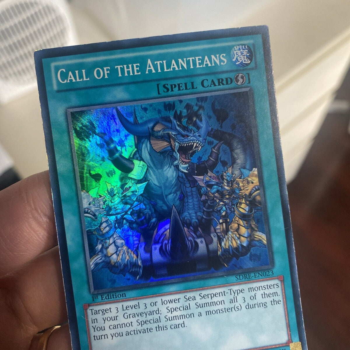 Yugioh Call of the Atlanteans SDRE-EN023 Super Rare 1st Edition HP