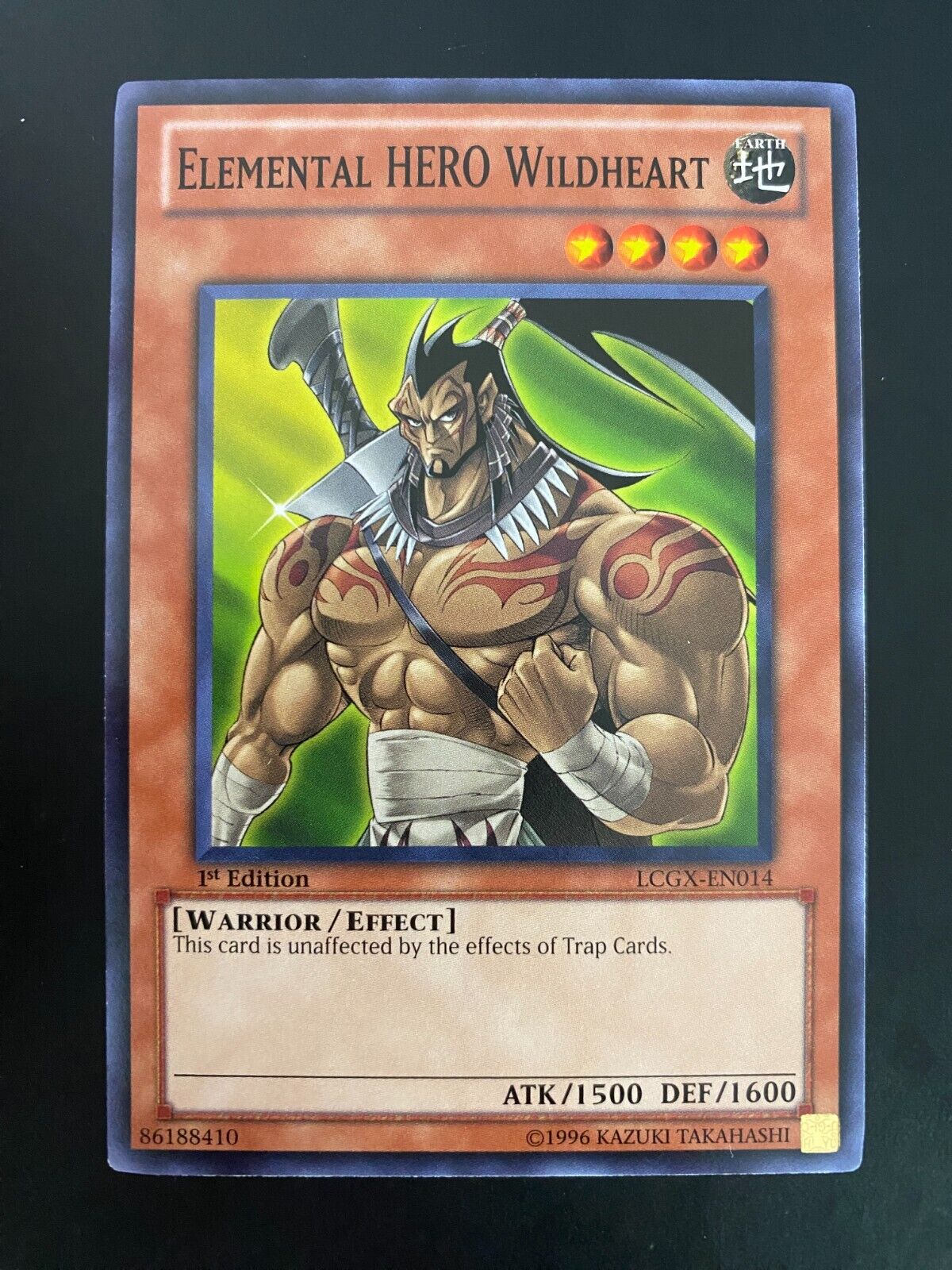 Yugioh Elemental Hero Wildheart LCGX-EN014 Common 1st Edition NM/MINT