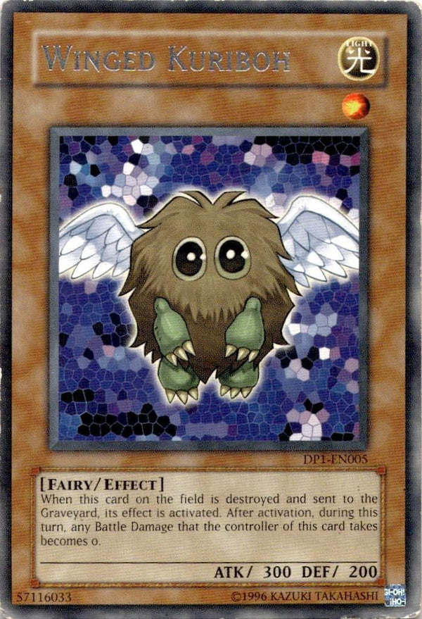 Yugioh Winged Kuriboh DP1-EN005 Rare Unlimited Edition HP