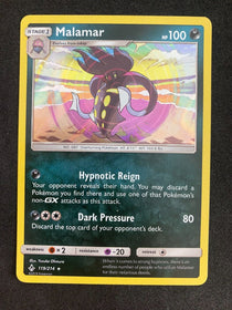 Pokemon Malamar 119/214 Unbroken Bonds Holo NM