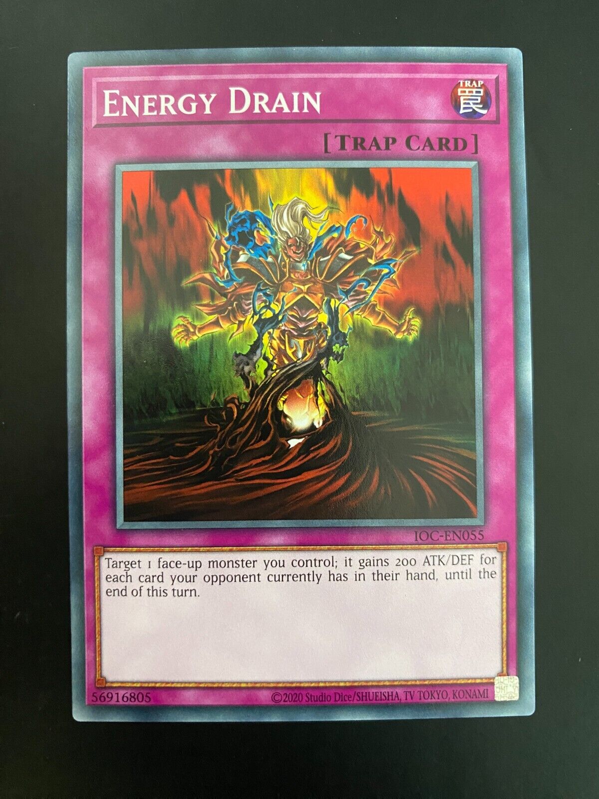 Yugioh Energy Drain IOC-EN055 Common Unlimited Edition NM/MINT