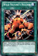 Yugioh Wild Nature's Release SDOK-EN026 Common 1st Edition HP/MP