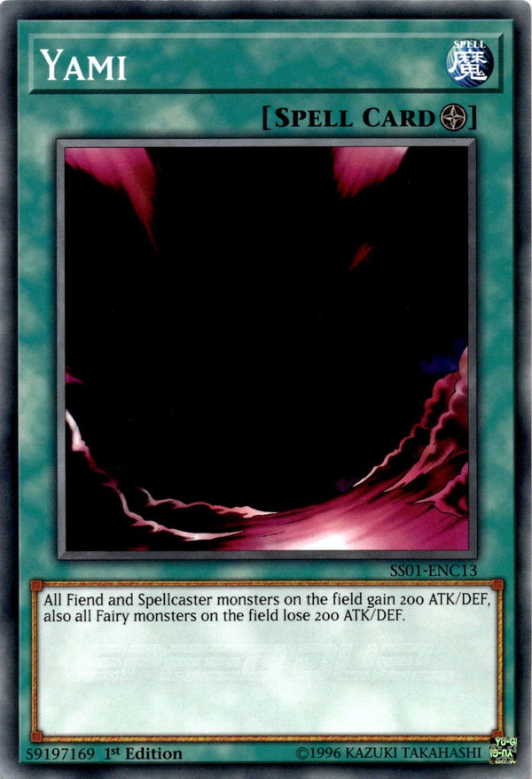 Yugioh Yami SS01-ENC13 Speed Duel Common 1st Edition NM