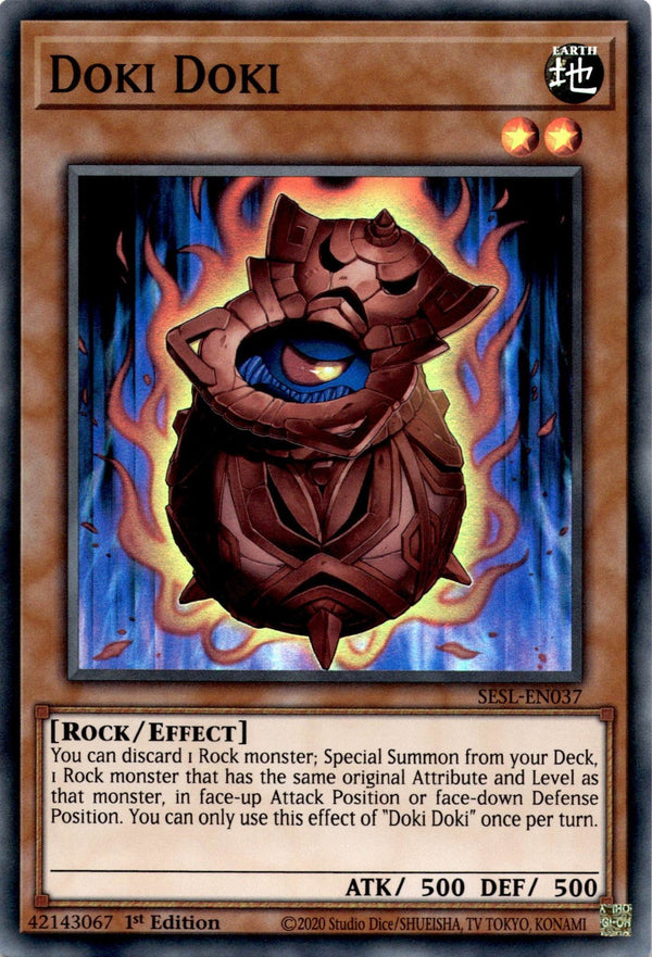 Yugioh Doki Doki SESL-EN037 Super Rare 1st Edition NM