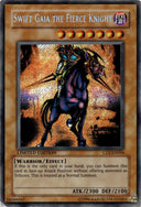 Yugioh Swift Gaia the Fierce Knight CT1-EN004 Secret Rare Limited Ed DAMAGED