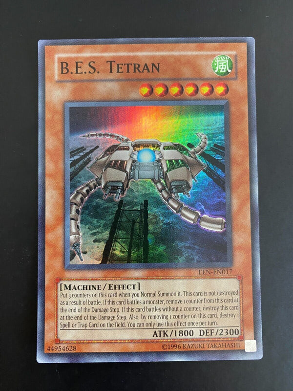 Yugioh B.E.S. Tetran EEN-EN017 Super Rare Unlimited Edition VLP/NM