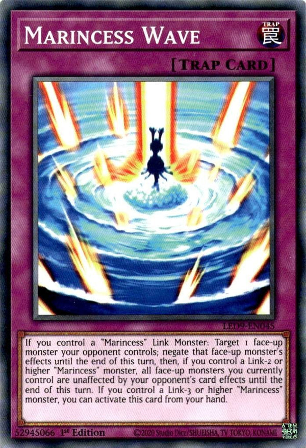 Yugioh Marincess Wave LED9-EN045 Common 1st Edition NM