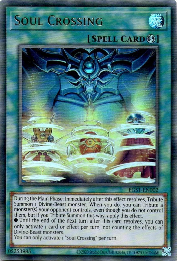 Yugioh Soul Crossing EGS1-EN002 Ultra Rare Unlimited Edition NM