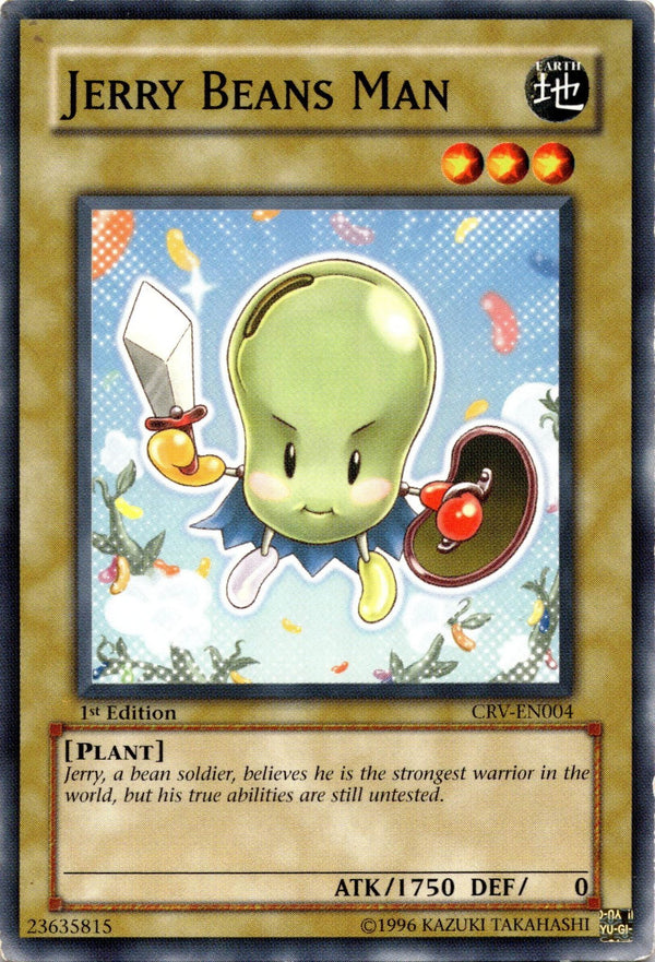 Yugioh Jerry Beans Man CRV-EN004 Common 1st Edition HP