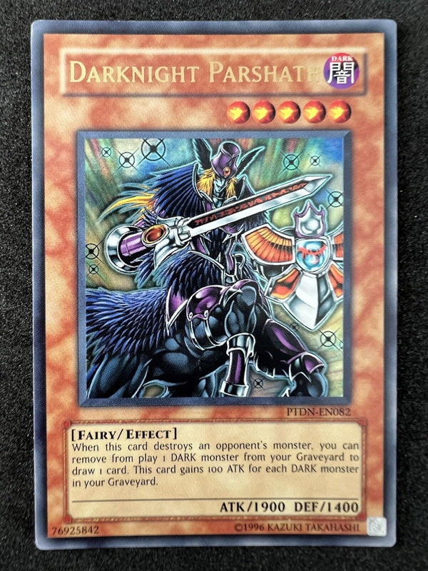 Yugioh Darknight Parshath PTDN-EN082 Ultra Rare Unlimited NM