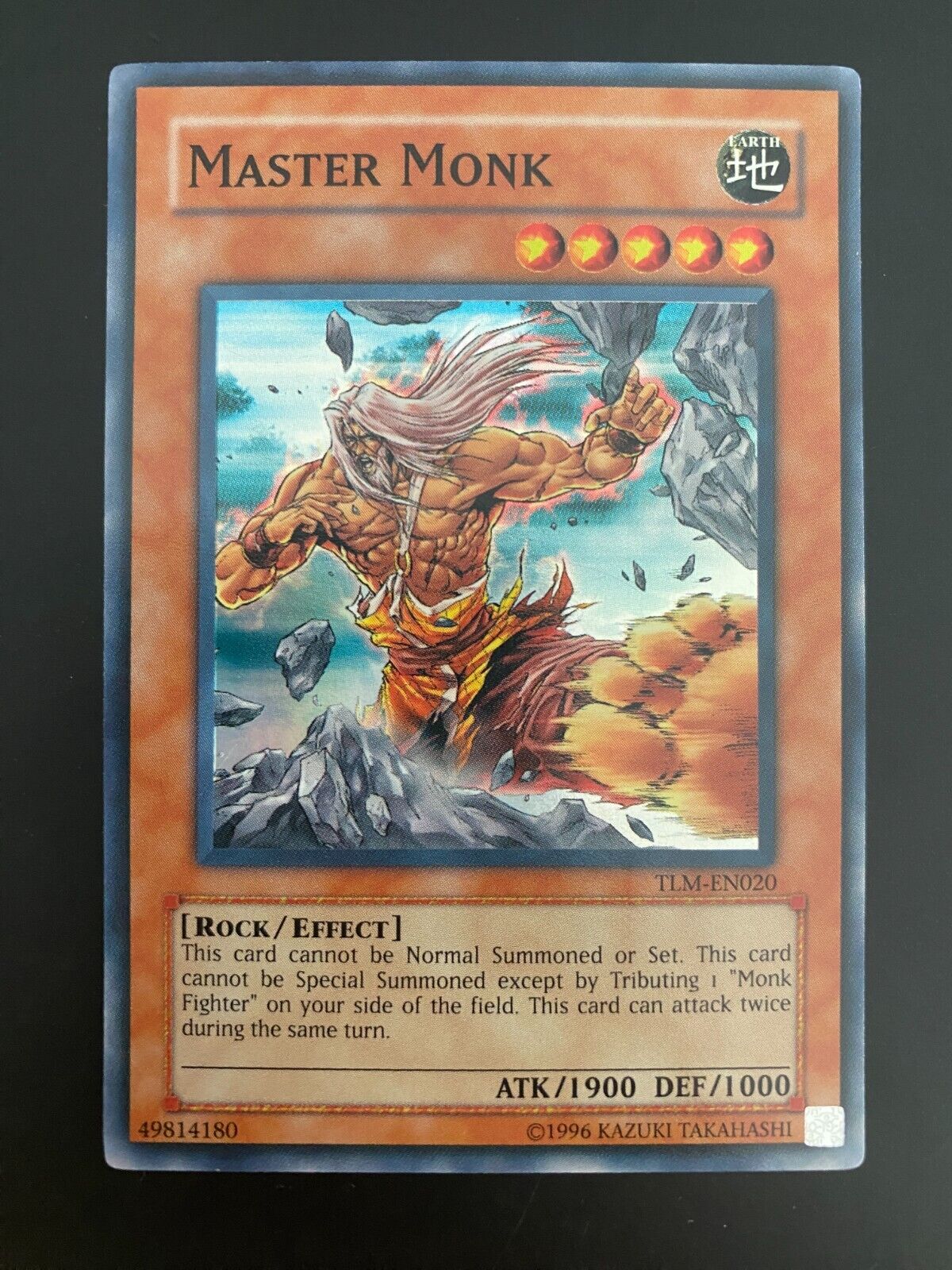 Yugioh Master Monk TLM-EN020 Unlimited Edition Super Rare VLP