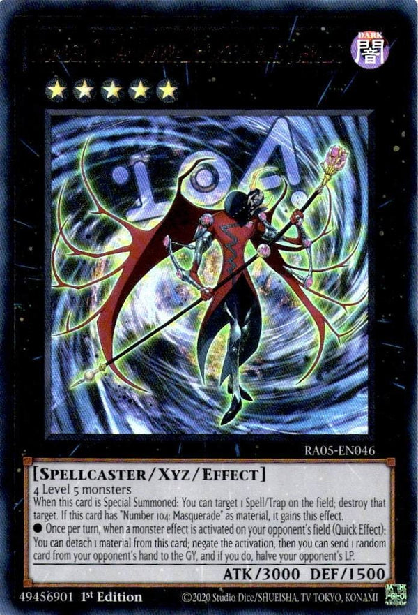 Yugioh Number C104: Umbral Horror Masquerade RA05-EN046 NA Print Ultra Rare NM
