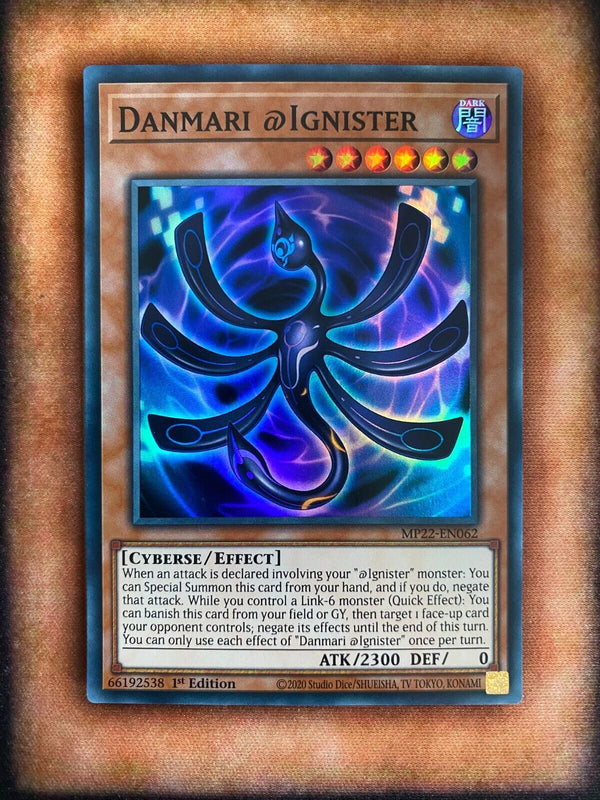 Yugioh Danmari @Ignister MP22-EN062 Super Rare 1st Edition NM/MINT