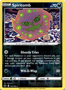 Pokemon Spiritomb 103/198 Chilling Reign Reverse Holo NM