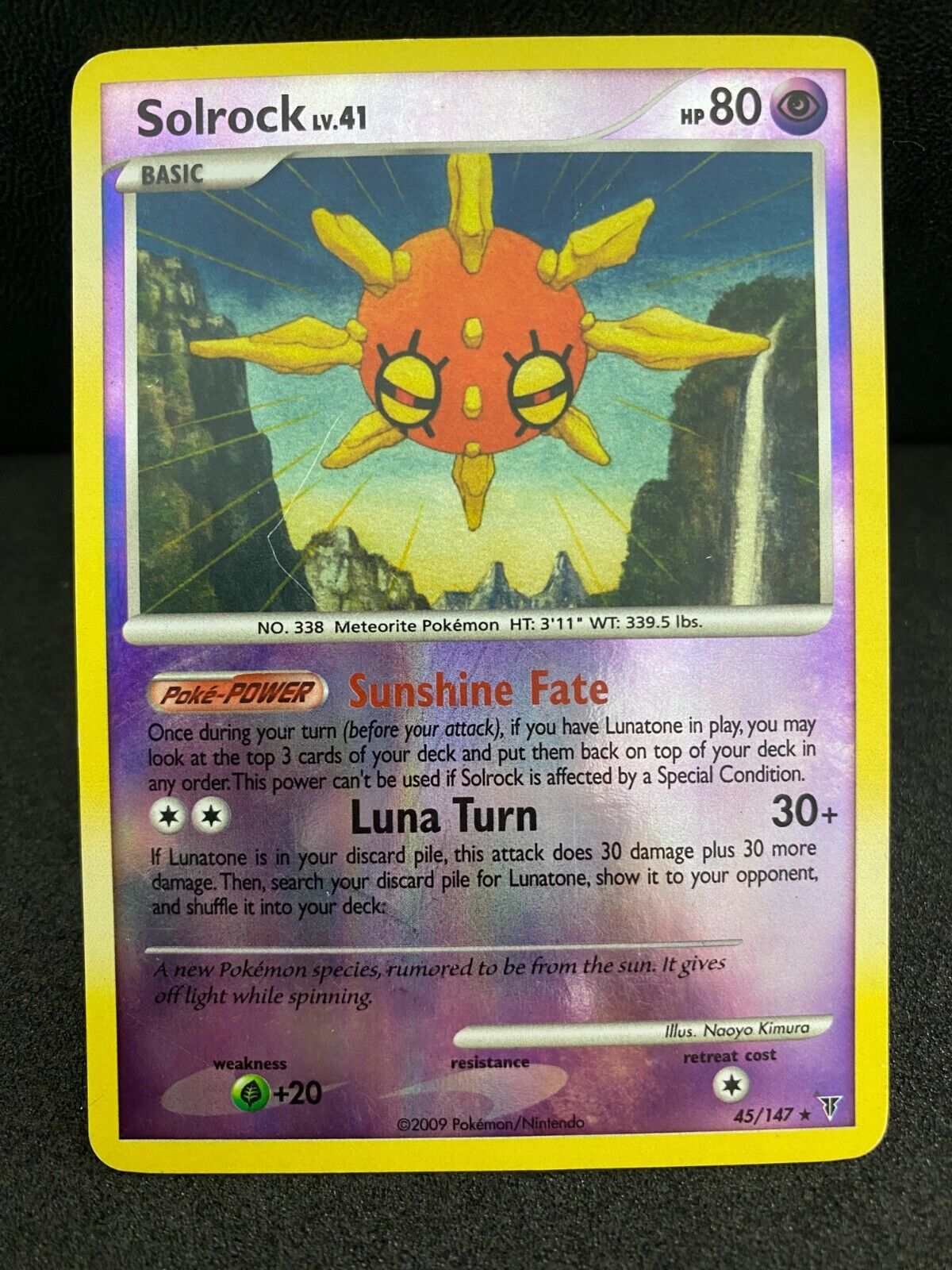 Pokemon Solrock 45/147 Supreme Victors Reverse Holo MP