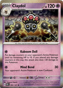 Pokemon Claydol 095/197 Paldea Evolved Holo NM