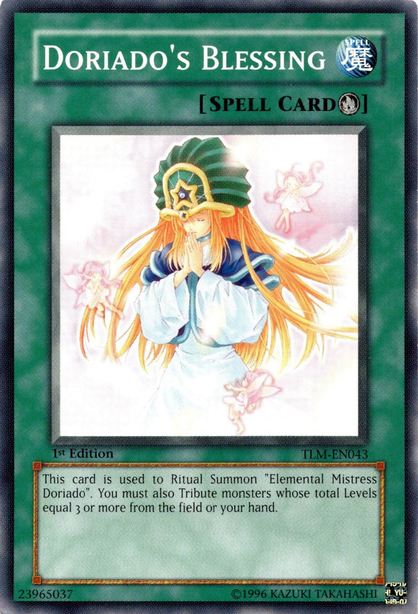 Yugioh Doriado's Blessing TLM-EN043 Common 1st Edition LP