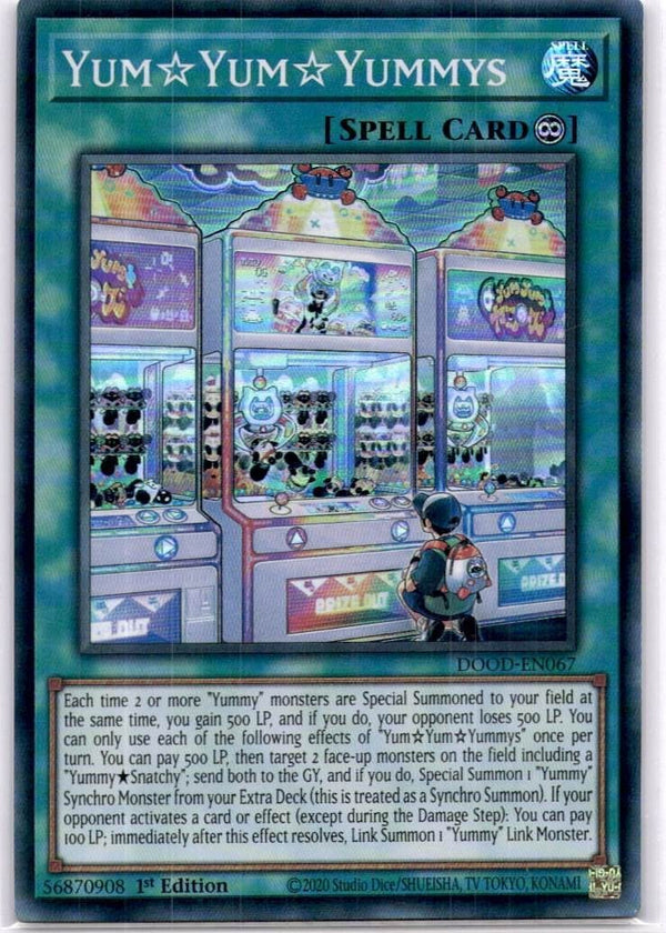 Yugioh Yum☆Yum☆Yummys DOOD-EN067 Super Rare 1st Edition NM