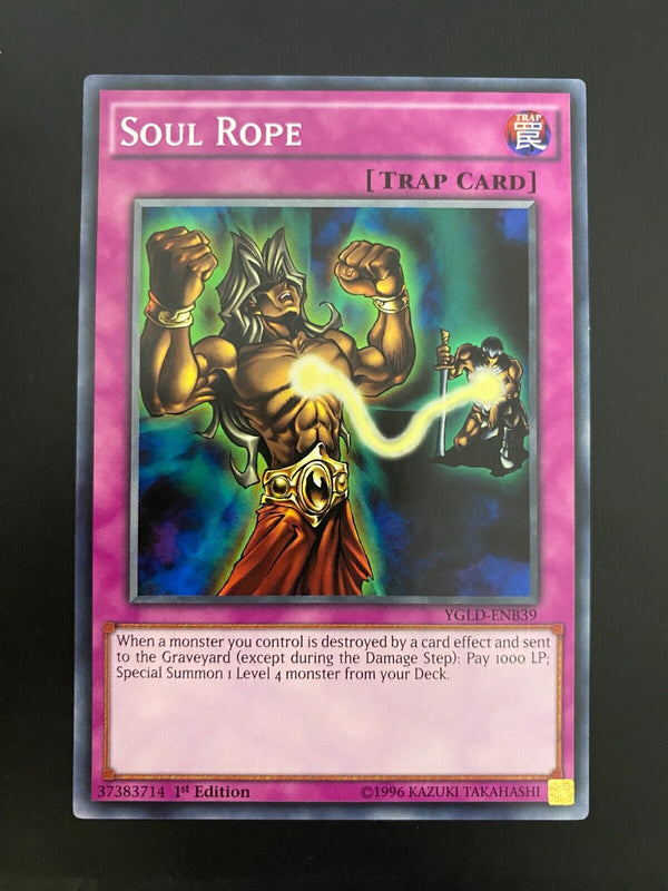 Yugioh Soul Rope YGLD-ENB39 Common 1st Edition NM/MINT
