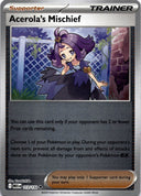 Pokemon Acerola's Mischief 113/132 Mega Evolution Reverse Holo NM