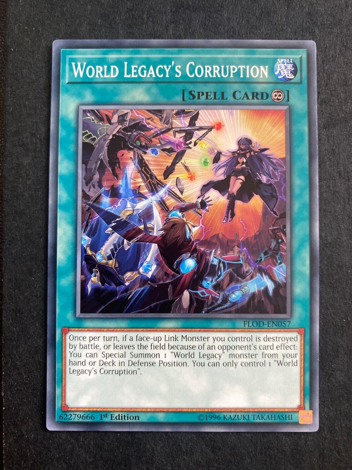 Yugioh World Legacy's Corruption FLOD-EN057 Common 1st Edition NM