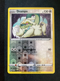 Pokemon Drampa 149/202 Sword Shield Base Reverse Holo NM