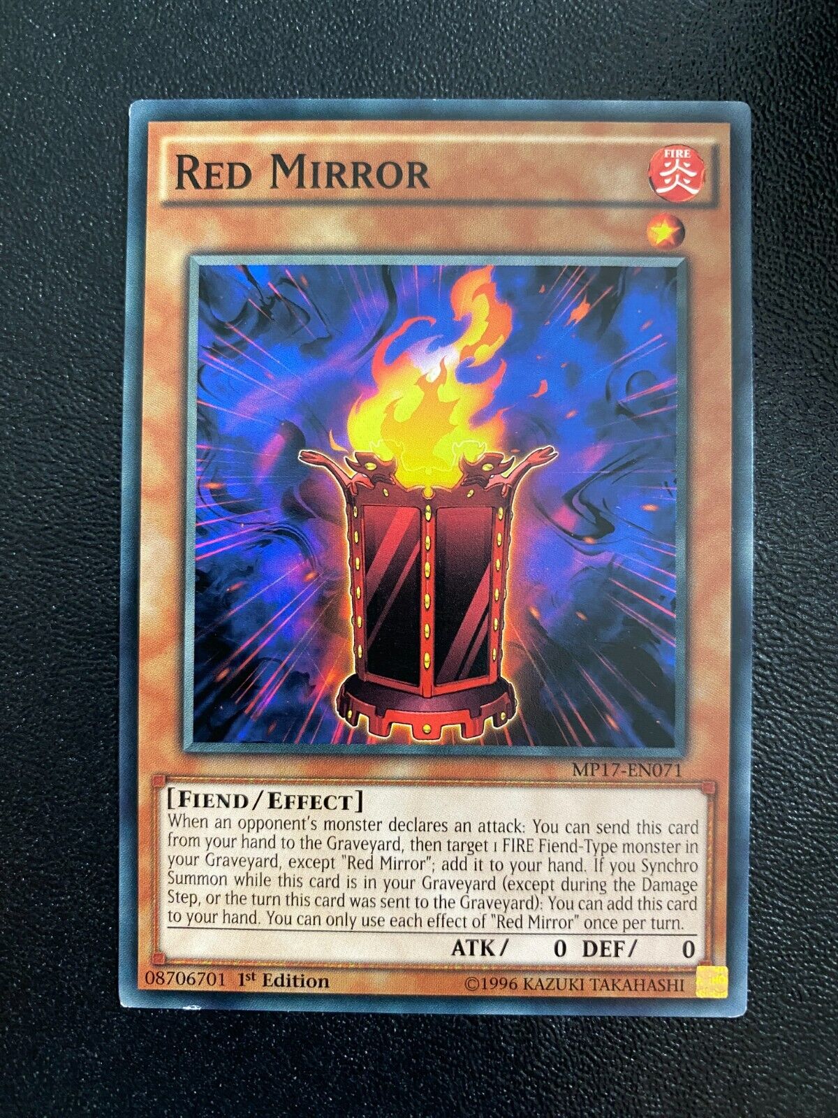 Yugioh Red Mirror MP17-EN071 Common 1st Edition LP