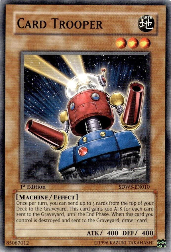 Yugioh Card Trooper SDWS-EN010 Common 1st Edition NM
