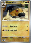 Pokemon Hippowdon 053/131 Prismatic Evolutions Pokeball Reverse Holo NM