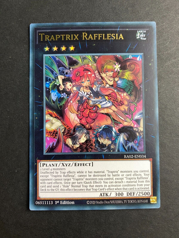 Yugioh Traptrix Rafflesia RA02-EN034 Ultra Rare 1st Edition NM
