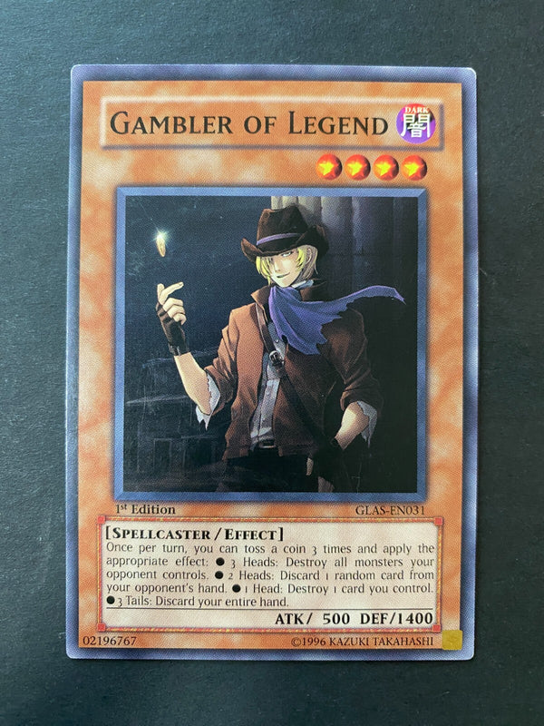 Yugioh Gambler of Legend GLAS-EN031 Common 1st Edition HP/MP