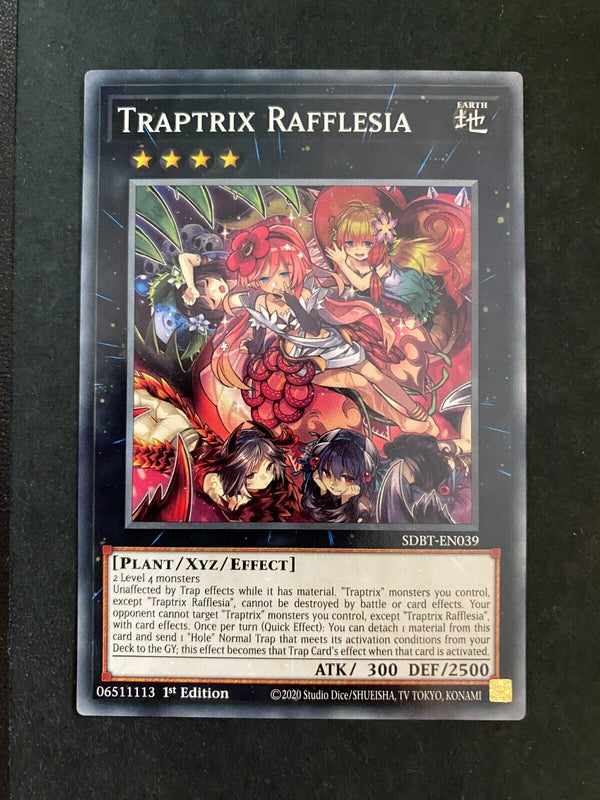 Yugioh Traptrix Rafflesia SDBT-EN039 Common 1st Edition NM