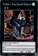 Yugioh Number 2: Ninja Shadow Mosquito BLCR-EN029 Secret Rare 1st Edition NM