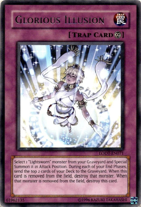 Yugioh Glorious Illusion LODT-EN071 Rare Unlimited Edition (ORIGINAL) HP